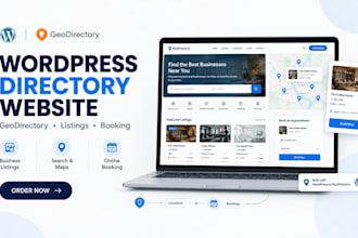 create german wordpress geodirectory, wordpress listing website, booking website