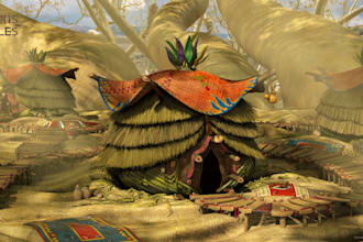 design your video game concept art