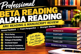 do professional beta reading alpha reading arc reading and manuscript review