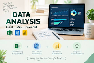 perform data analysis and create insightful dashboards