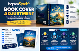 adjust your book cover for ingramspark print requirements