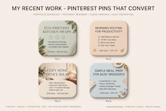 design aesthetic pinterest pins in canva