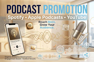 do podcast promotion podcast marketing youtube marketing and spotify promotion