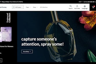 perfume shopify store perfume website perfume store fragrance perfume store