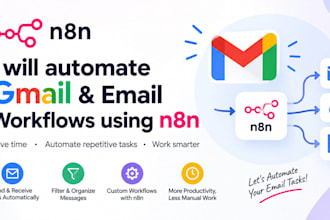 automate gmail and email workflows using n8n