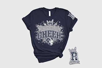 create unique custom vintage t shirt design