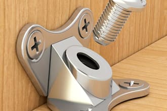 design custom aluminum hardware, furniture fittings, brackets and accessories