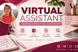 be your virtual assistant for administrative tasks