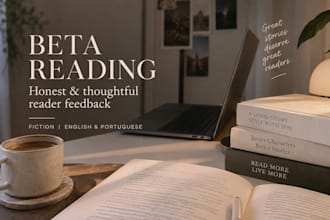 read your book and provide detailed reader feedback