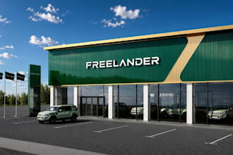 skp 3dcar interior showroom design,car dealership arena,waiting space,cgi render