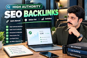 high authority manual white hat dofollow seo backlink service