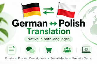 translate german to polish and polish to german