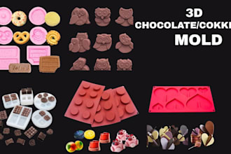 silicone chocolate mold cake printable cookie cutter baking mold praline mold