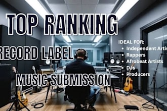 submit your music record to the major label to get signed