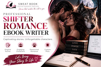 write a captivating shifter romance ebook with engaging characters