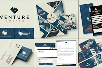 design a custom church logo and visual identity package