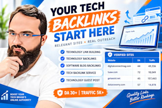 build technology backlinks and software blog guestposts