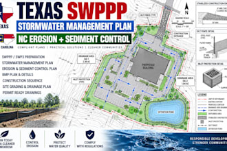 texas swppp, stormwater plan, north carolina, georgia erosion sediment control
