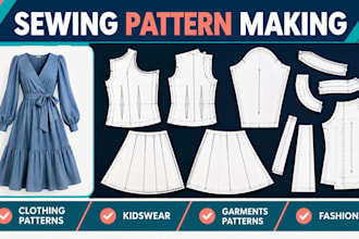do sewing clothing pattern grading and apparel in pdf format tech pack