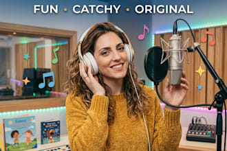create italian or english kids songs and catchy jingles