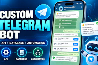 build a telegram bot with API integration