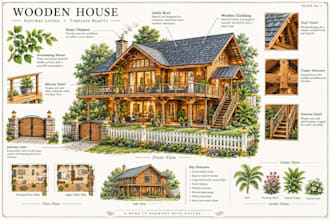 create realistic 3d house exterior and architectural renders