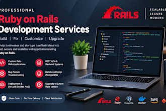 develop and fix your ruby on rails web application