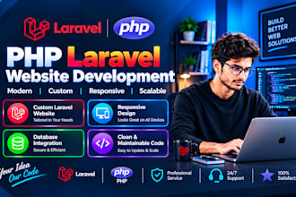 build a full stack laravel ecommerce web application