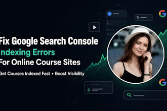 fix google search console indexing errors for online course sites