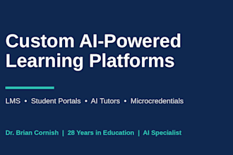 build a custom ai powered learning platform or lms for your school
