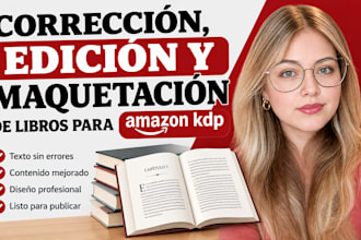 corrección, edición y maquetación de libros para amazon KDP