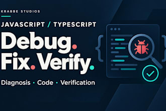 investigate and fix a scoped javascript or typescript bug
