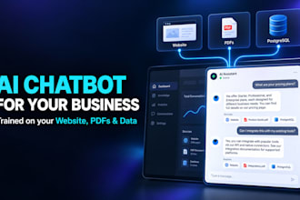 build a custom ai chatbot for your website business or web application