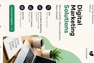 design a modern and professional poster designs