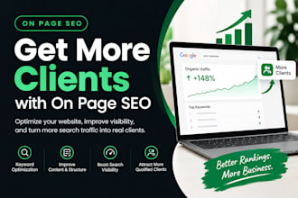 improve your organic traffic with on page SEO