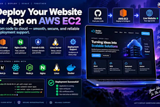 deploy your website or application on AWS ec2