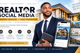 do realtor social media content creation video promotion marketing