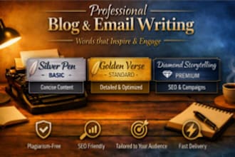 create engaging blog posts and professional emails