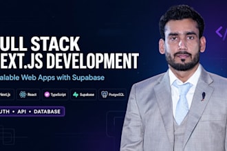 build a full stack nextjs application with supabase