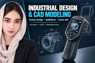 do cad product design and reverse engineer your part from photos