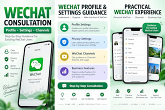 provide professional wechat profile settings consultation