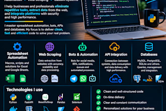 automate tasks, web scraping and python scripts