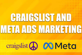 create cool craigslist and meta ads marketing campaign