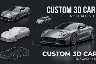 do 3d car modeling 3d printable scale rc design automotive cad vehicle design