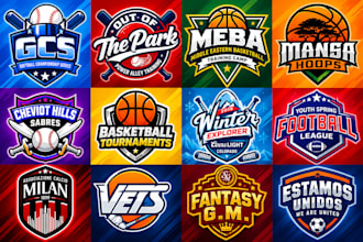 design awesome logo for sports team or events