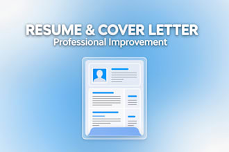 help improve your resume and cover letter