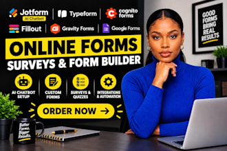 create jotform ai chatbot typeform cognito form fillout gravity form google form