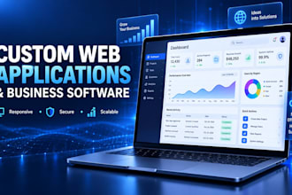 develop a custom web application or business software