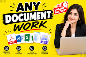 do bank statement work on urgent basis