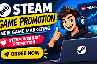 do steam game promotion to increase your steam game wishlist and sales